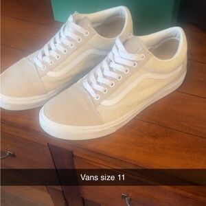 Vans Tan and White Sneakers for Everyday Comfort